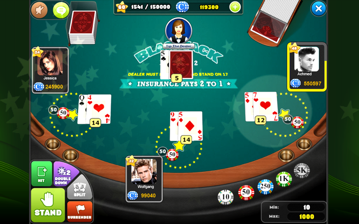 Blackjack Multiplayer Online