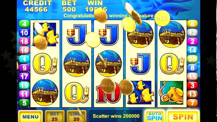 Dolphin Treasure Casino Slots