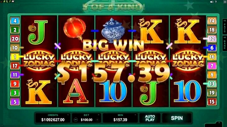Lucky Zodiac Slot Machine