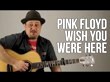 How to Play "Wish You Were Here" (solo)?