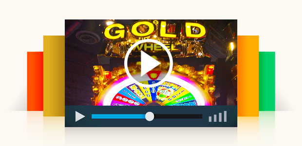 ++new Gold Wheel Slot Machine, G2e 2015, Aruze
