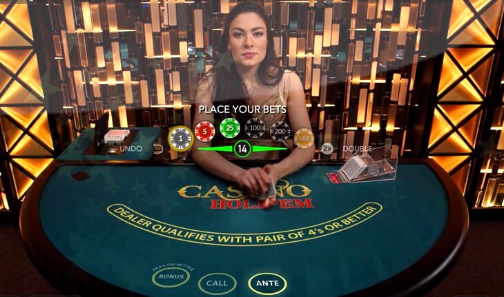 Live Casino Hold'em Online