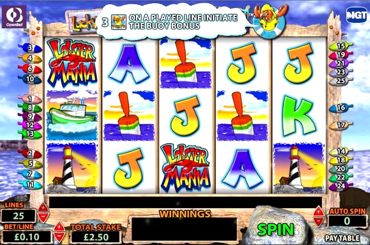 Lobstermania Slot Machine Big Win