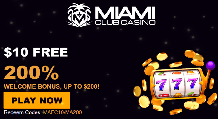 Miami Club Casino Bonus Codes