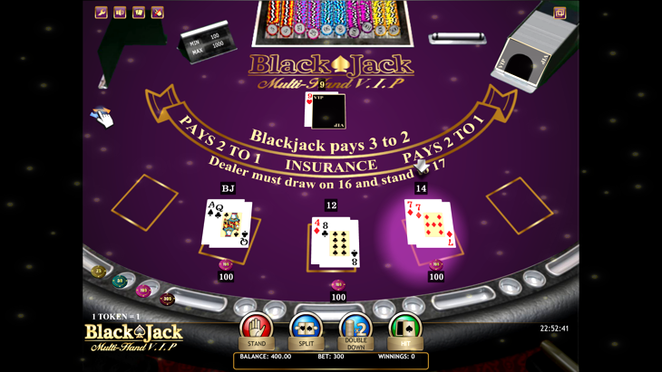 Multi Hand Blackjack Games