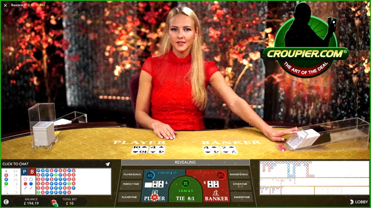 Play Live Baccarat