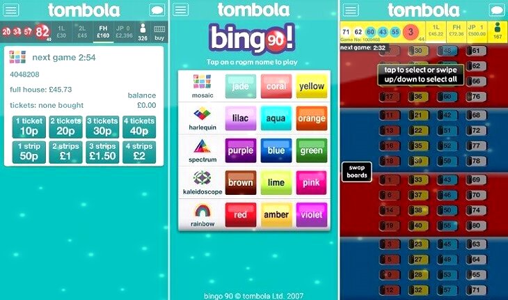 Tombola Bingo Mobile App