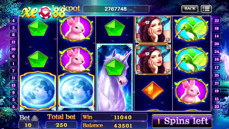 Unicorn Gems Slot Machine Online