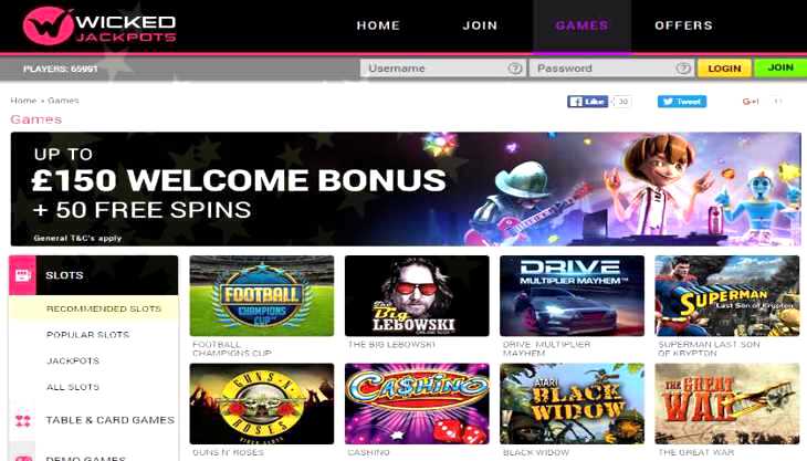 Wicked Jackpots Casino Bonos